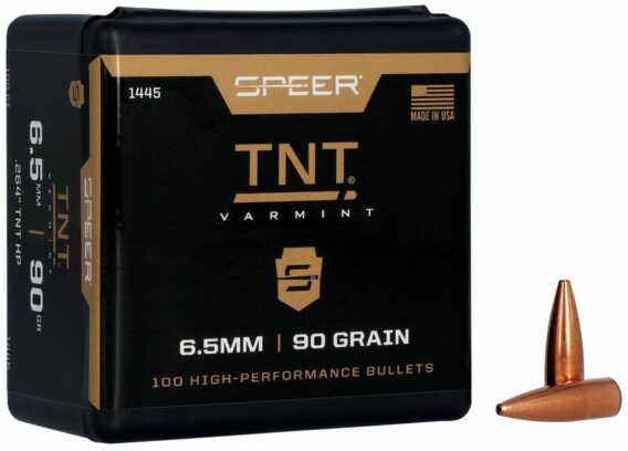 Speer .264 (6.5mm) 090-grain TNT Hollow Point bullets (QTY 100) - Image 2