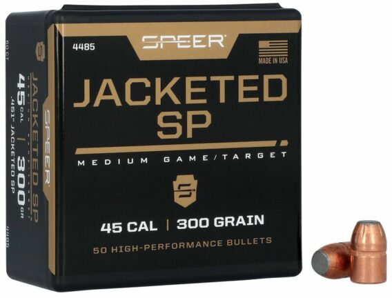 Speer Jacketed Handgun Bullets .45 cal .451" 300 #4485