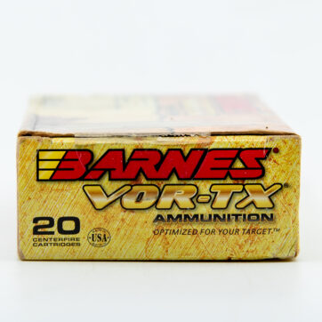 Barnes VOR-TX ammo box end