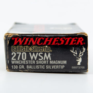 Winchester Ballistic Silver Tips 270 WSM