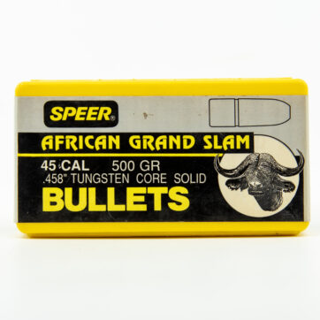 Speer .458 Tungsten Core bullets