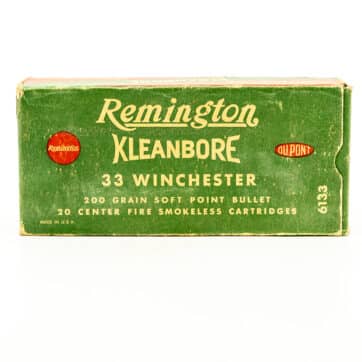 Remington 33 Win box