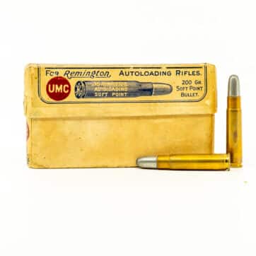 Union Metallic Cartridge metal case with box