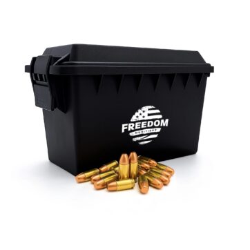 Freedom Munitions American 100 Gr 380 Auto Round Nose Flat Point (RNFP) Ammo