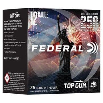 Federal Top Gun Target 250th Anniversary Shotshells