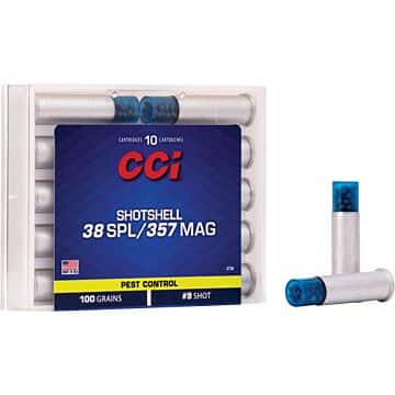 CCI SHOTSHELL 38/357 100GR #9 SHOT 10RD