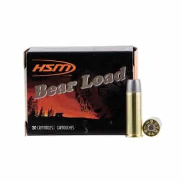 HSM Bear Load Hard Cast Handgun Ammunition 44 Rem Mag 305gr WFN