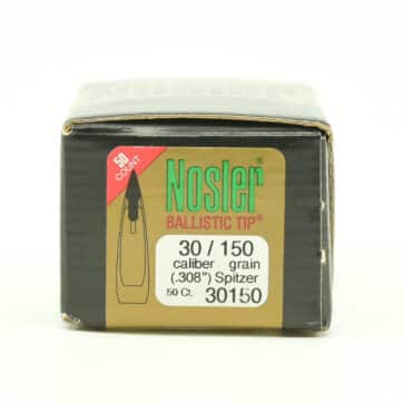 Nosler Ballistic Tips .308 150GR